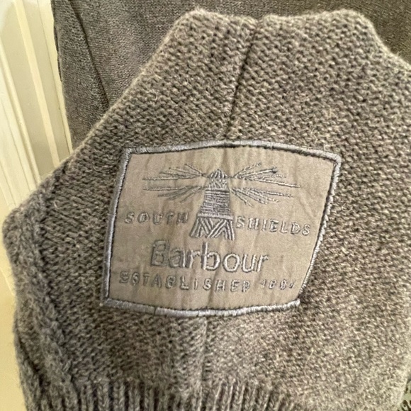 100% Wool Barbour sweater jumper - Picture 5 of 6